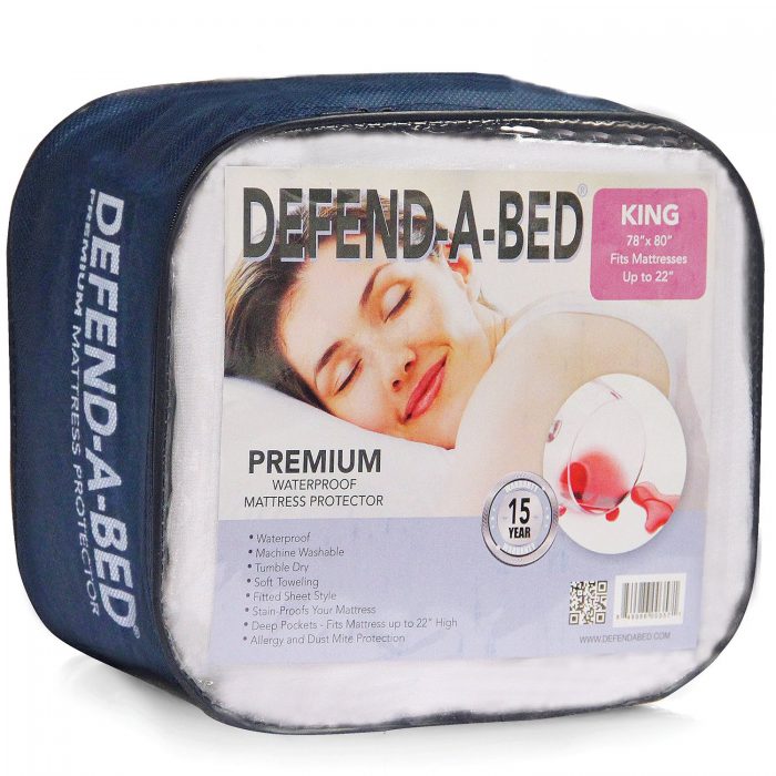  Classic Brands Defend-A-Bed 防水防虫床垫保护套 17.99元（twin）/18.44元（queen），原价 38元