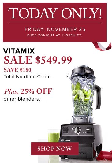  VITAMIX 全营养破壁料理机 立省180元，仅售549.99元包邮！