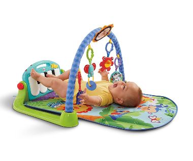  Fisher-Price 费雪 Kick and Play 婴幼儿小钢琴音乐爬行毯/游戏垫 35.99加元包邮！会员专享！