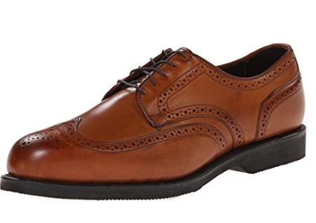  备受美国名人喜爱！Allen Edmonds LGA 男士真皮雕花皮鞋 203.4元（8.5，12码，2色），原价 383.44元，包邮