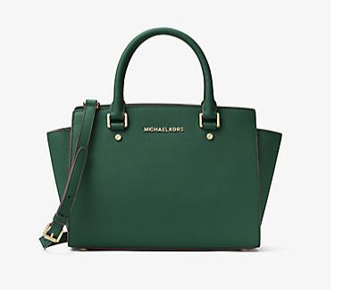  Michael Kors Selma 中号绿色耳朵包 299元，原价 348元，包邮