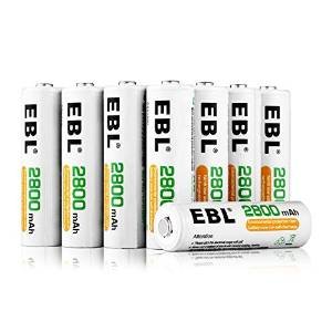  EBL 1100/2800mAh Ni-MH AA/AAA镍氢充电电池16只装 22.99-29.99元限量特卖！