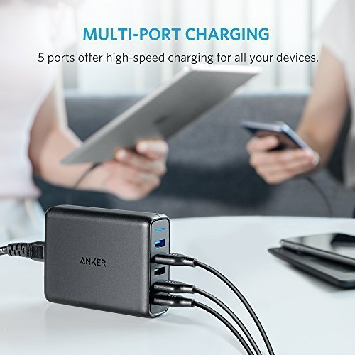  金盒头条：Anker  PowerPort Speed 5口63瓦智能快速USB充电器 36.99元限时特卖并包邮！