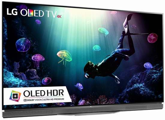  金盒头条：历史新低！LG OLED65E6P OLED 3D 65英寸超薄4K超高清智能电视 4999.99元限时特卖并包邮！