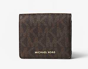  MICHAEL KORS Jet Set 女式 MK Logo 印花钱包3.7折 36.75元限时特卖并包邮！两色可选！