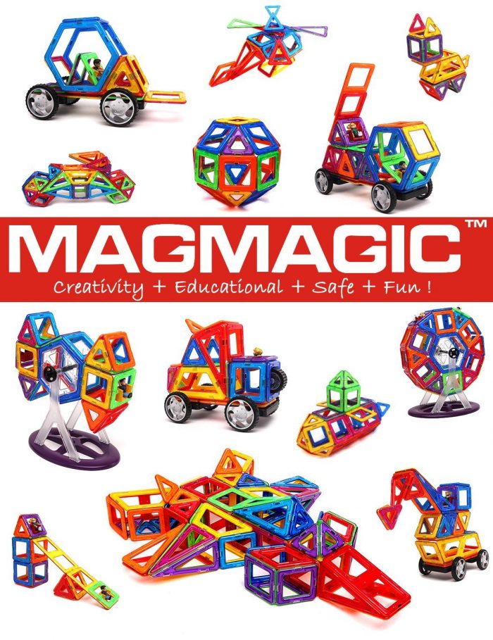  益智玩具！Magmagic磁力积木玩具 21.75加元限量特卖（15件），原价 45加元