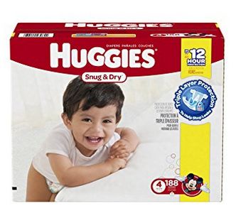  Huggies 好奇纸尿裤经济超值装 33.52加元（1-6号、136-264片），原价 60.99加元，会员价 26.82加元