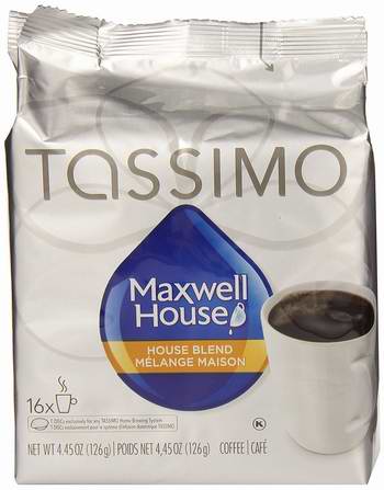  Maxwell House Tassimo 咖啡胶囊14-16个装 5.97元限时特卖！