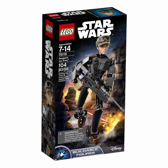  LEGO 乐高 75119 星球大战系列 军士 Jyn Erso 积木4.5折 15加元限时特卖！