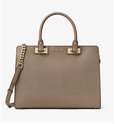  Michael Kors Quinn 大号手袋 208.95加元，原价 398加元，包邮