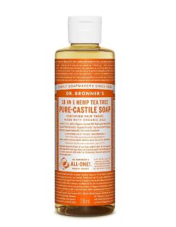  全天然有机液体皂！Dr. Bronner's 有机茶树肥皂液 8.97加元，原价 16加元