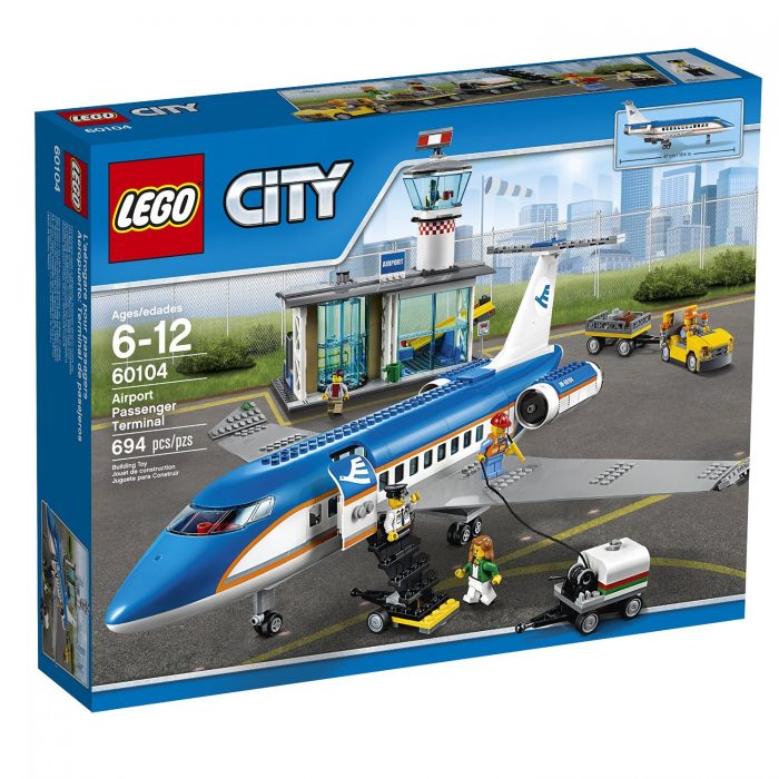  LEGO 60104机场航站楼积木套装 103.97加元（694pcs），原价 129.99加元，包邮