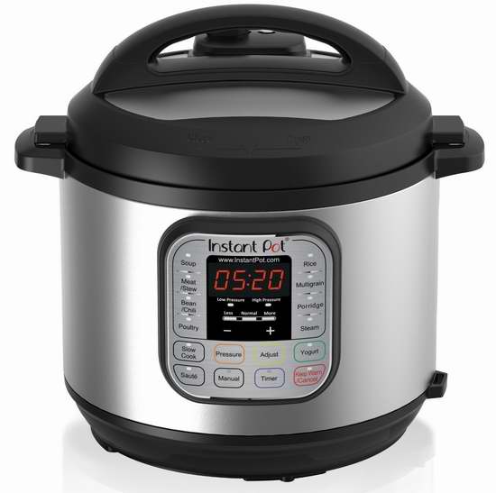  热销新款 Instant Pot IP-DUO50 7合一多功能电压力锅 109.99加元限量特卖并包邮！