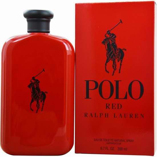  历史新低！Ralph Lauren Polo Red 男用香水 古龙水200ml装5.2折 65加元限时特卖并包邮！