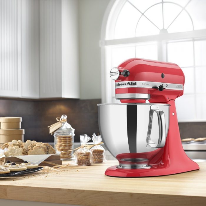  KitchenAid KSM150PSWM 5夸脱立式搅拌机 355.78加元限量特卖，原价 549.99加元，包邮