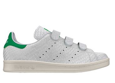  精选4款ADIDAS Stan Smith蛇纹压花白色经典绿/红/蓝尾鞋 49.5-58.65加元，原价 110-115加元