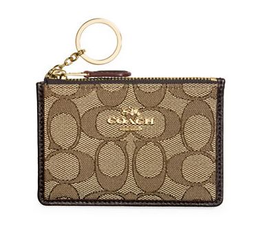  COACH Boxed Signature Jacquard 经典印花迷你卡包2.2折 10.12加元限时特卖！