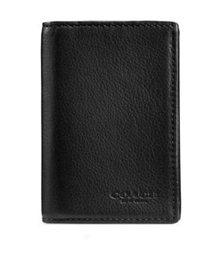  COACH Boxed Bifold 真皮钱包2.2折 24.75加元限时特卖！