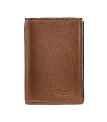  COACH Boxed Bifold 真皮钱包2.2折 24.75加元限时特卖！