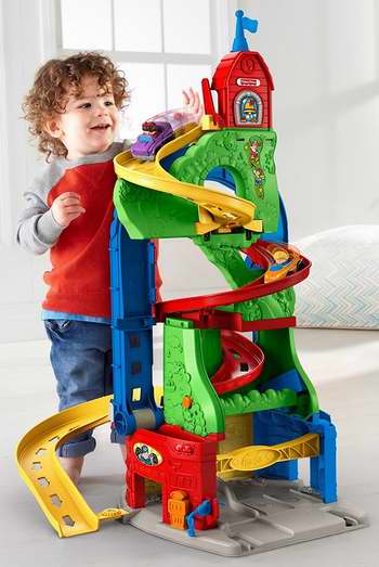  历史新低！Fisher-Price 费雪 Little People Sit 'N Stand 二合一 汽车轨道玩具套装6折 29.87加元限时特卖！