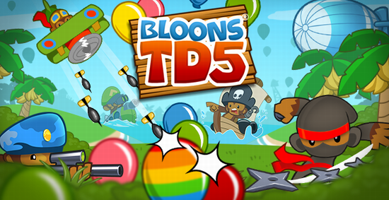  经典Android手机游戏 Bloons TD 5 气球塔防5 免费下载！