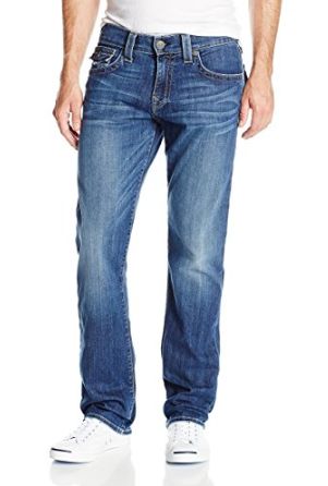  True Religion Ricky 男士休闲直筒牛仔裤 35.1加元起特卖，原价 205.92加元，包邮