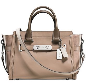  COACH Swagger 27 手提包 335.67加元，原价 639.37加元，无关税！