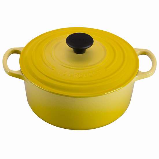  历史新低！Le Creuset 9夸脱 经典圆形酷彩珐琅铸铁深烧锅4.8折 297.56加元限时特卖并包邮！