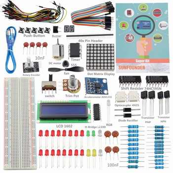  Sunfounder Arduino入门者学习套装2.2折 9.53加元限量特卖！