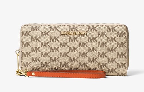  Michael Kors Jet Set Travel Logo 钱包 89.25加元，原价 178加元，黑色款74.25加元