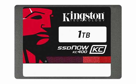  历史新低！Kingston 金士顿 SSDNow KC400 SKC400S37 2.5英寸 1TB 超大容量固态硬盘 327.21加元限时特卖并包邮！