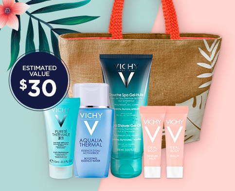  Vichy 薇姿 全场夏季护肤品8折特卖！满60加元再送价值30加元5件套大礼包！