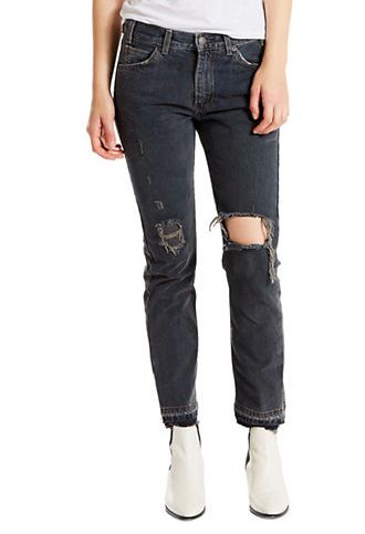  白菜价！LEVI'S 李维斯 505C 女款破洞直筒牛仔裤 38.4加元，原价 128加元