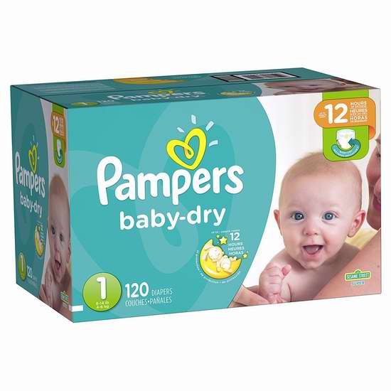  精选多款 Pampers 帮宝适 婴幼儿尿不湿/纸尿裤 6折起特卖！售价低至9.99加元！