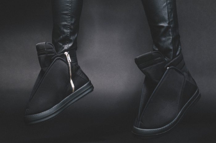  潮人们前卫风格！RICK OWENS DRKSHDW Hoofdunks 男士高筒靴 418.5加元，原价 1395加元