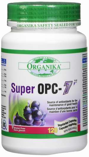  白菜价！历史新低！Organika Super 超级葡萄籽 Opc-7胶囊（120粒）1.5折 3.99-4.2加元！