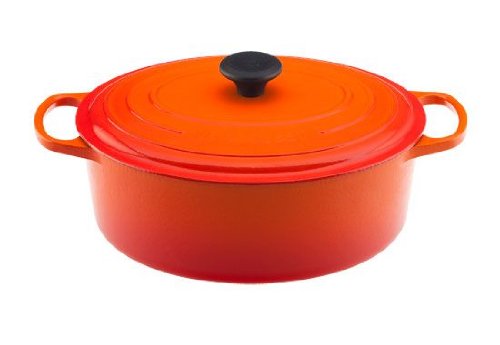  Le Creuset 6.3升 酷彩珐琅 椭圆形铸铁深烧锅4.2折 221.23加元包邮！