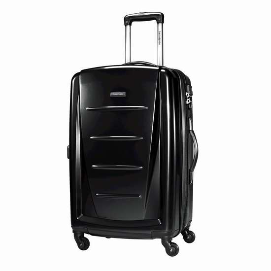  Samsonite 新秀丽 Winfield 2 28寸全PC黑色硬壳拉杆行李箱 108.84加元包邮！