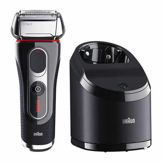  Braun 德国博朗 新5系 5090cc 全身水洗 往复式电动剃须刀5折 149.99加元包邮！