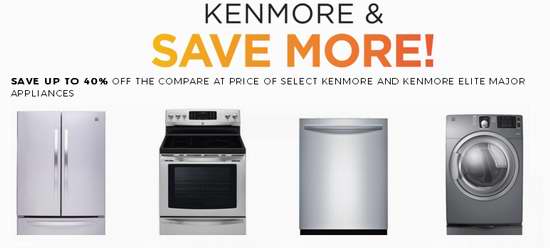  年度最低价！精选多款 Kenmore 大家电6折起特卖！