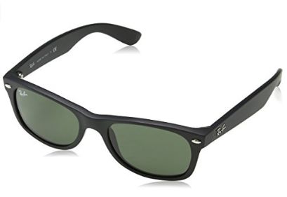  近史低价！Ray-Ban 雷朋 RB2132 徒步旅行者 52mm 黑框太阳镜5.3折 97.16加元包邮！