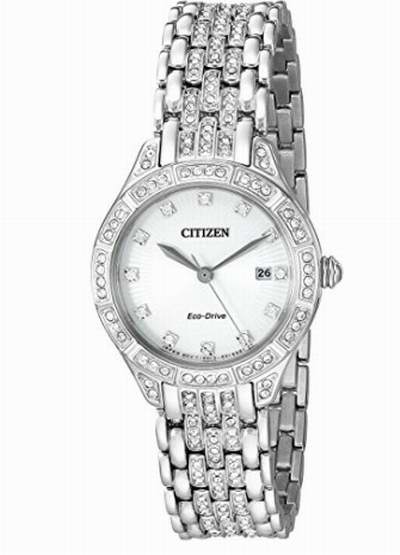  历史新低！Citizen 西铁城 女士EW2320-55A Silhouette 光动能腕表 165.86加元，原价 326.03加元，包邮