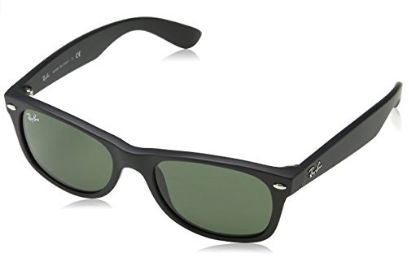  手慢无！历史新低！Ray-Ban 雷朋 RB2132 徒步旅行者 55mm 黑框太阳镜3.2折 55.01加元包邮！