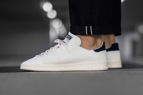  Adidas Stan Smith Primeknit 男士黑尾小白鞋/运动鞋3.4折 47.47加元包邮！