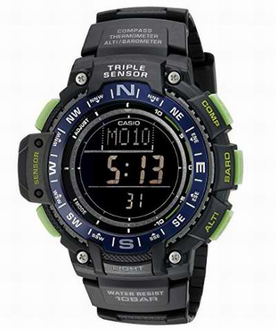  历史新低！Casio SGW-1000-2BCF  男士户外运动腕表 81.65加元，原价 144.81加元，包邮