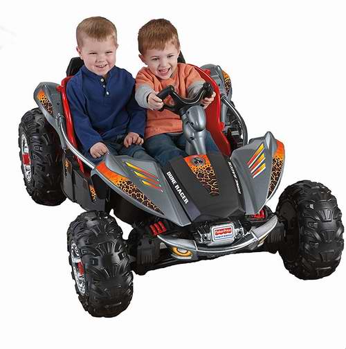  Fisher-Price费雪 Dune Racer Lava儿童双人座电动赛车 242.99-269.99加元，原价 399.99加元，包邮