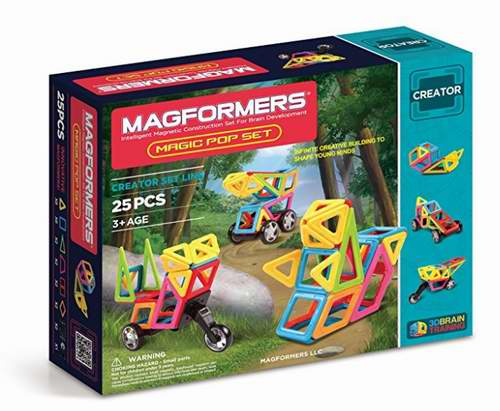  历史最低！Magformers Creator益智磁力积木套装 36.79加元（25片），原价 78.99加元，包邮