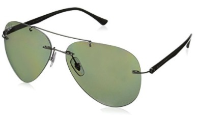  白菜价！Ray-Ban 雷朋 0RB8058 59mm 时尚钛合金 偏光太阳镜2.5折 70.61加元清仓并包邮！