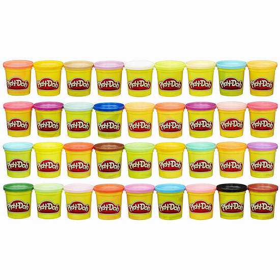  Play-Doh 培乐多 橡皮彩泥36色超值装 32.97加元（原价 44.7加元）