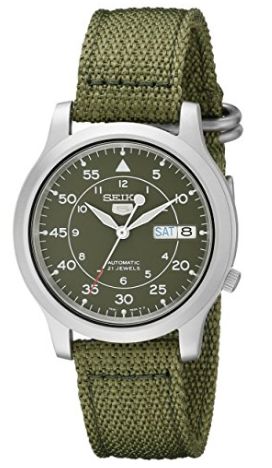  历史新低！Seiko 精工5号 SNK805 男士自动机械腕表/手表 52.99加元包邮！